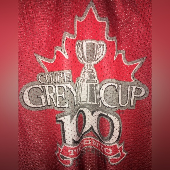 Grey Cup 100 Year Anniversary Mesh Jersey Toronto CFL - Picture 2 of 7